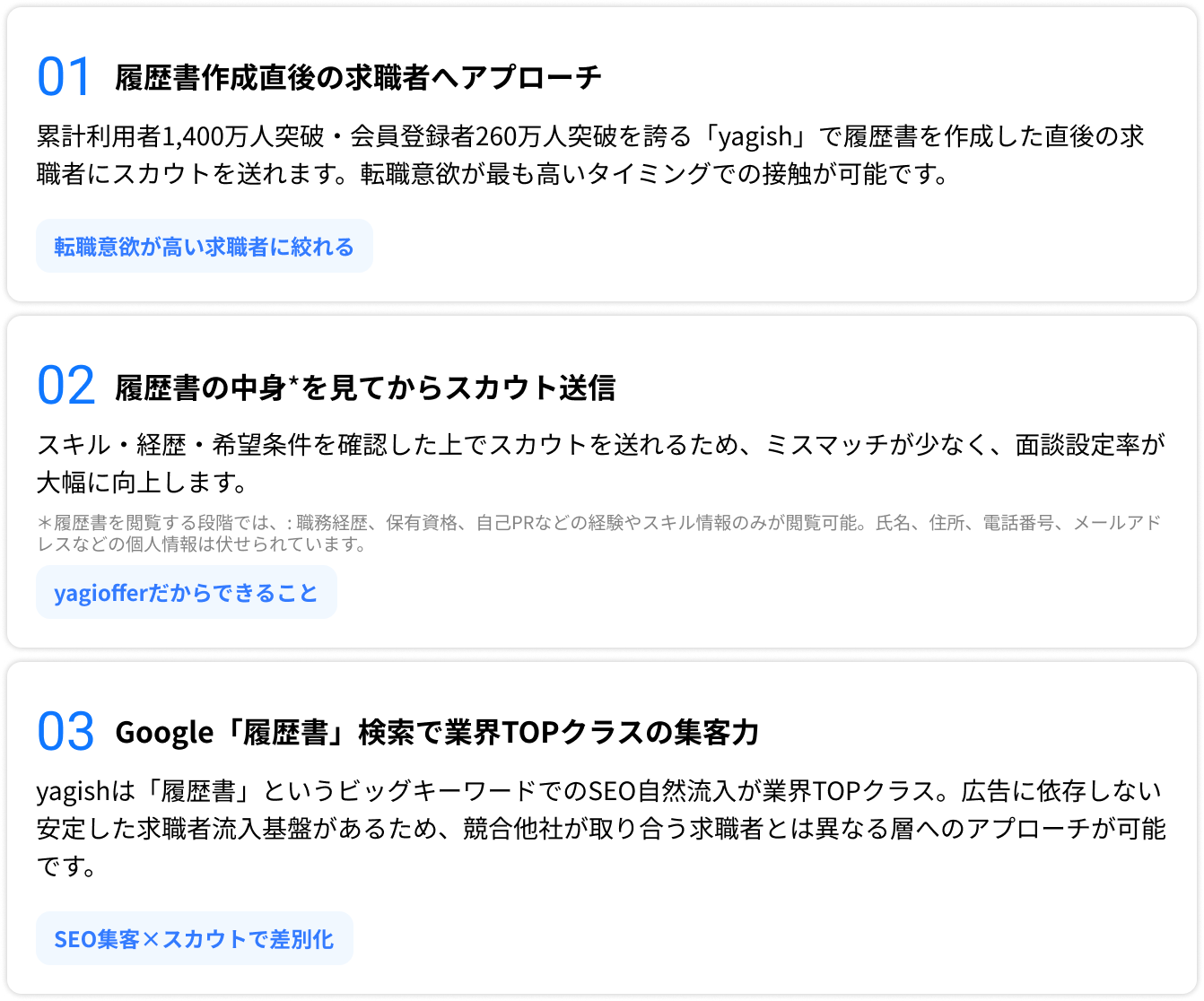 3つの強み