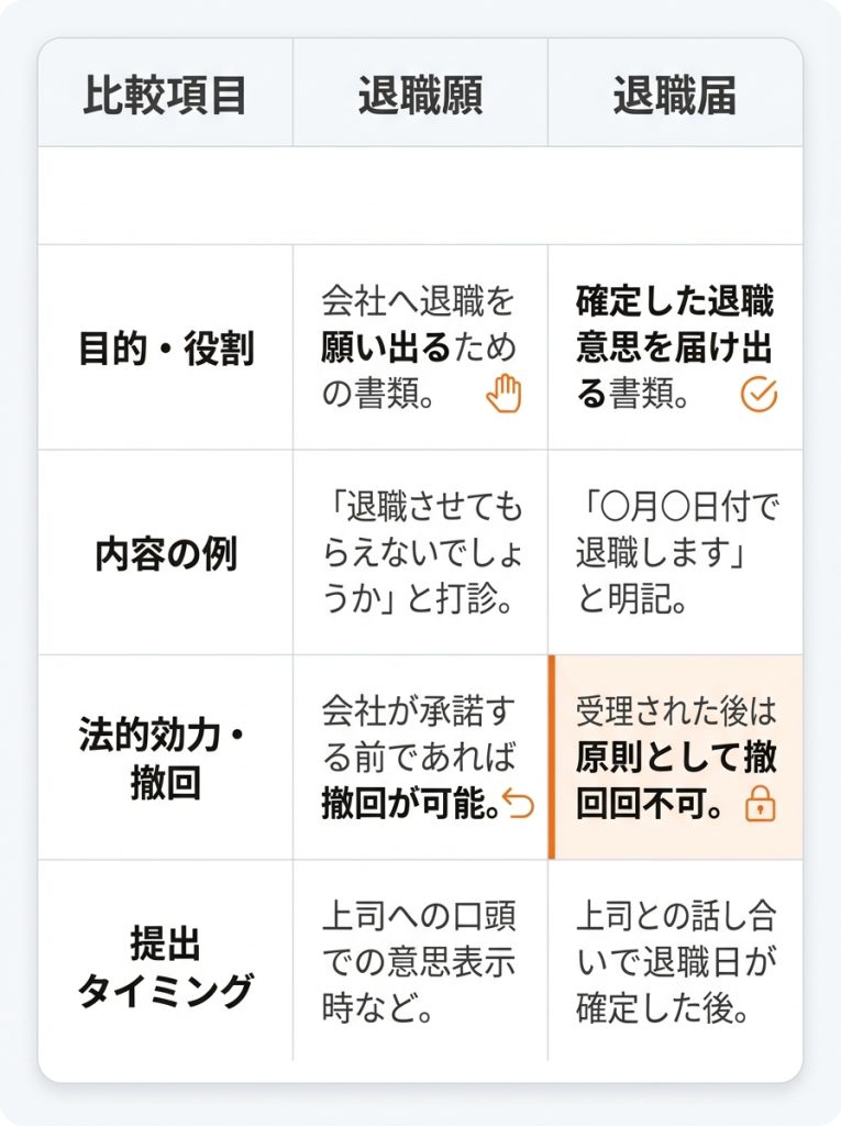 退職_退職日を確定させ退職届を作成・提出する_グラフ
