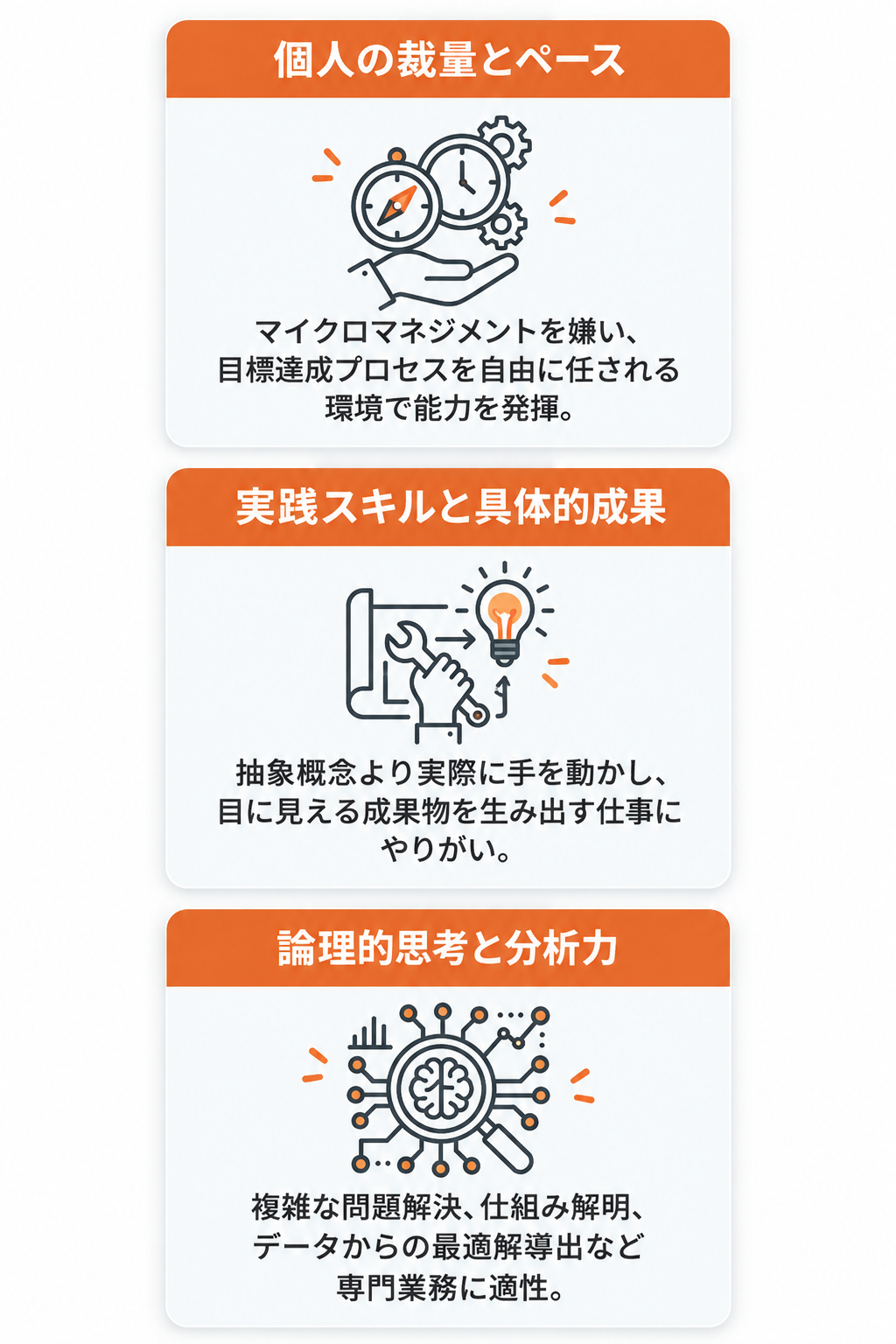 ISTP（巨匠）の能力が活かせる仕事の条件